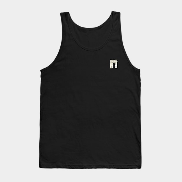 Paris Icons: Arc de Triomphe Tank Top by buhloop.icons